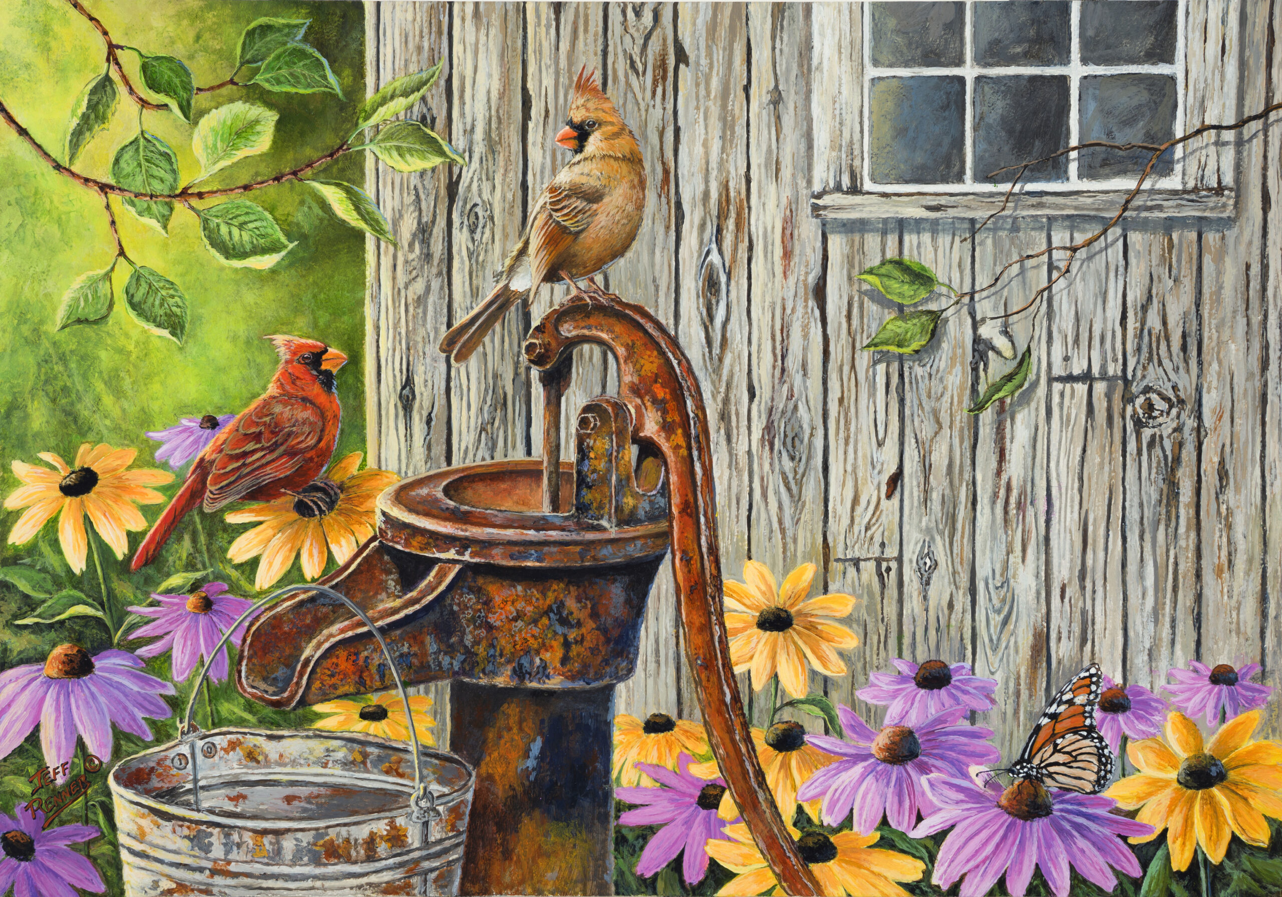 Jeff Renner Wildlife Art - Wisconsin Garden and Landscape Expo